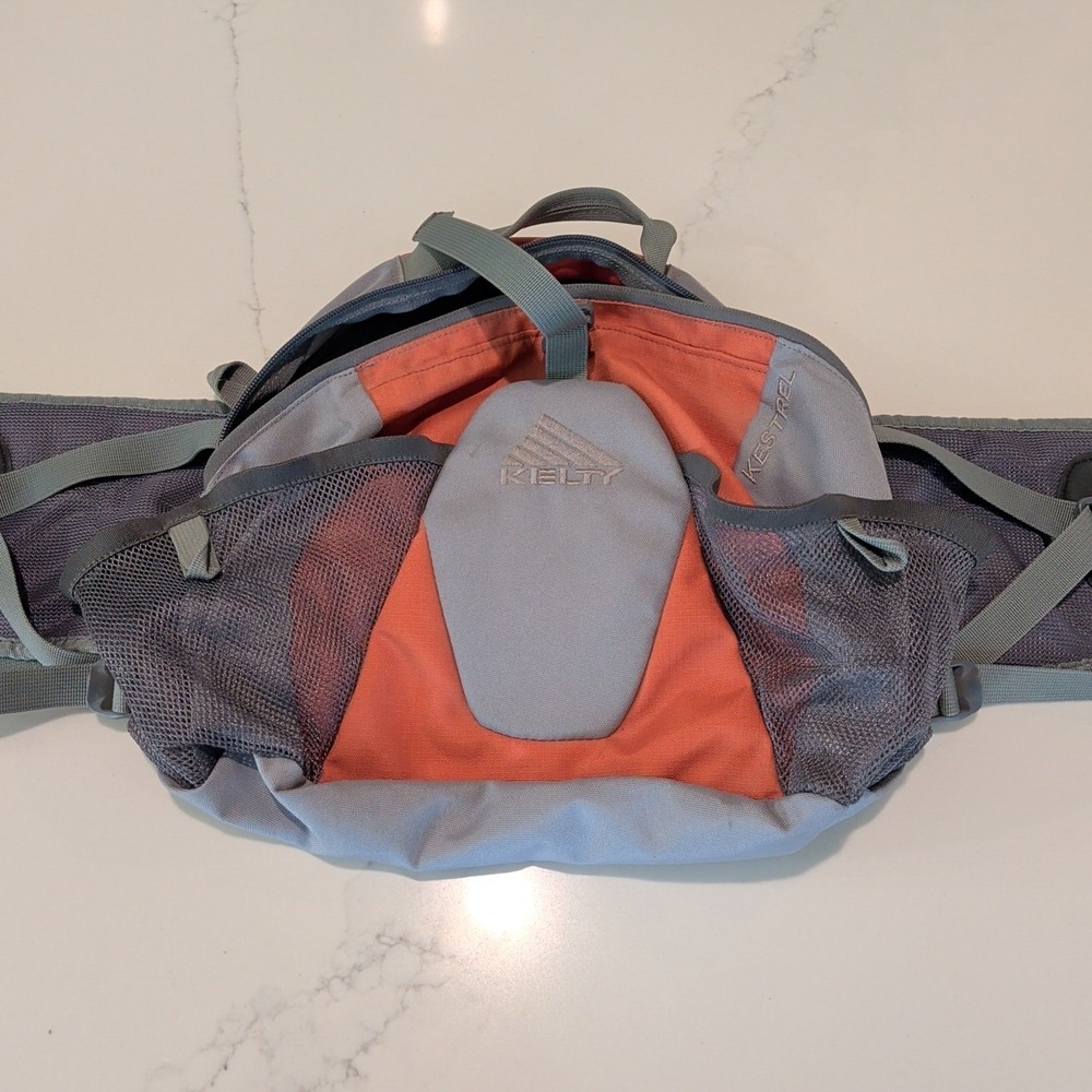 Kelty Kestrel lumbar 550cu pack Hiking Camping Outdoor orange gray